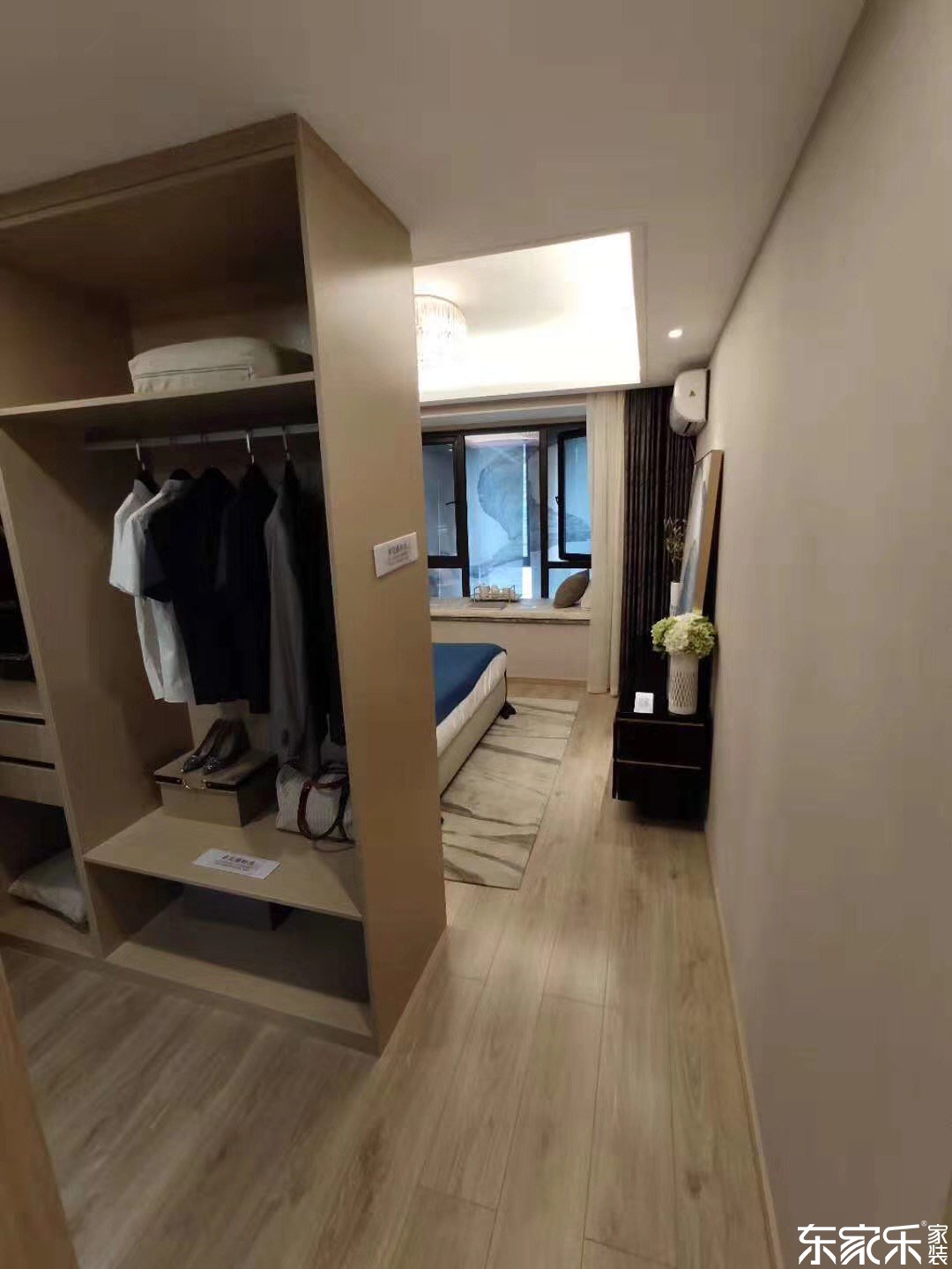 115平米中式風格臥室衣柜展示